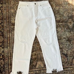 LOFT white jeans